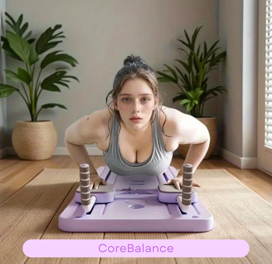 CoreBalance™ – Dein 8-in-1 Pilatesboard für effektives Training zu Hause