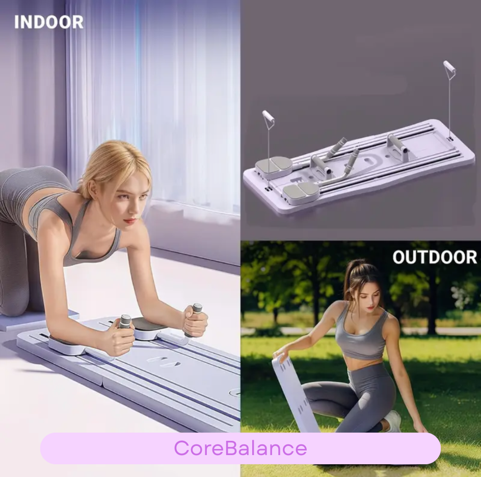 CoreBalance™ – Dein 8-in-1 Pilatesboard für effektives Training zu Hause