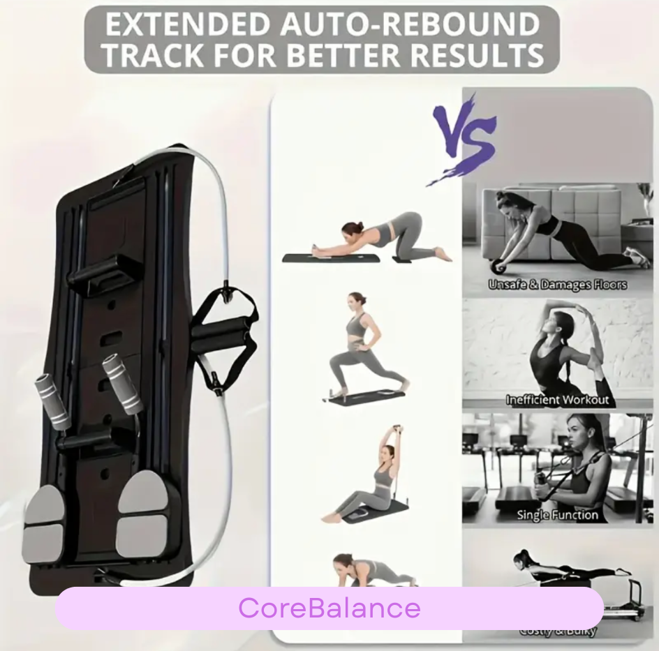 CoreBalance™ – Dein 8-in-1 Pilatesboard für effektives Training zu Hause
